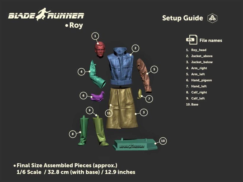 Roy From Blade Runner - STL 3D print files