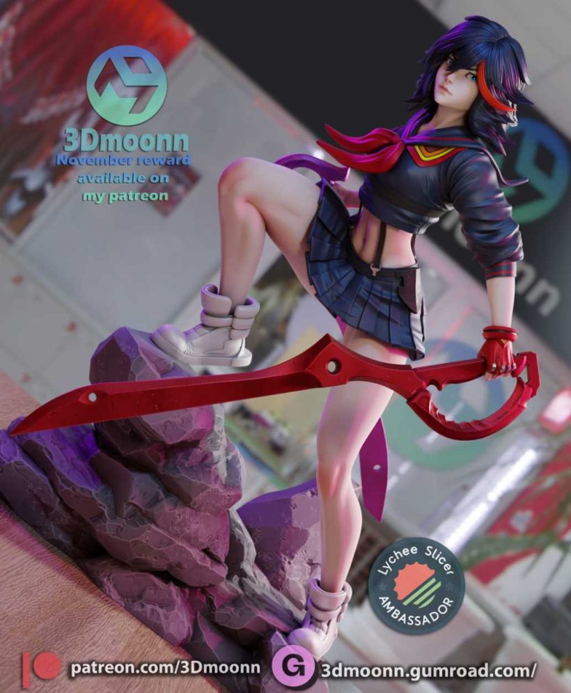 ryuko matoi sfw only - STL 3D print files