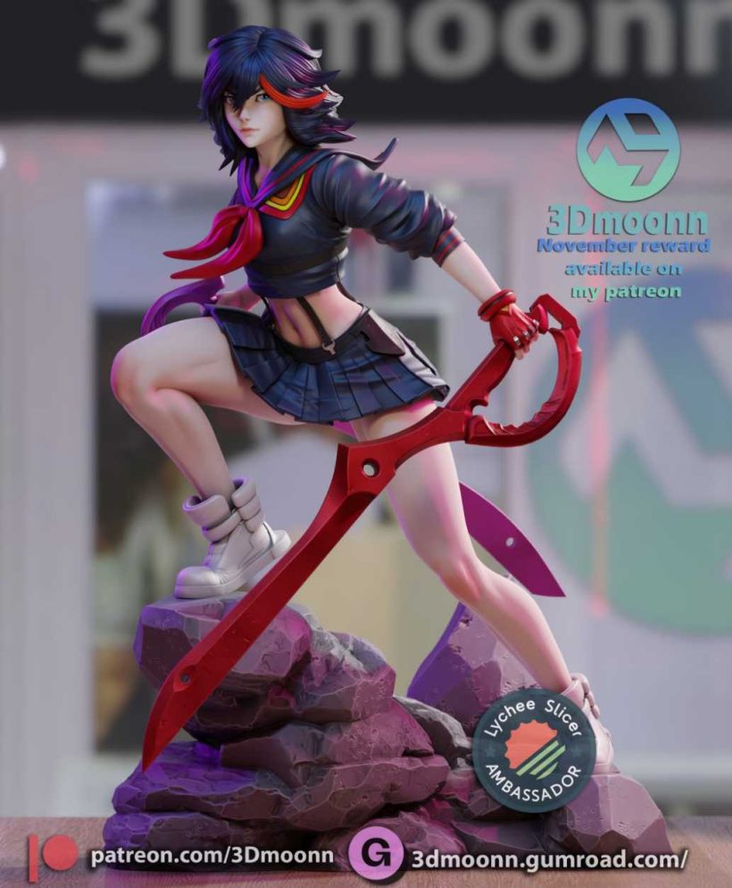 ryuko matoi sfw only - STL 3D print files