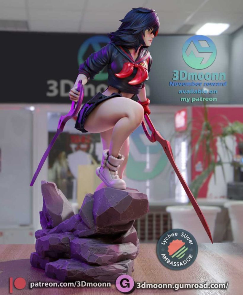 ryuko matoi sfw only - STL 3D print files