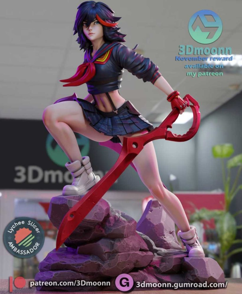 ryuko matoi sfw only - STL 3D print files