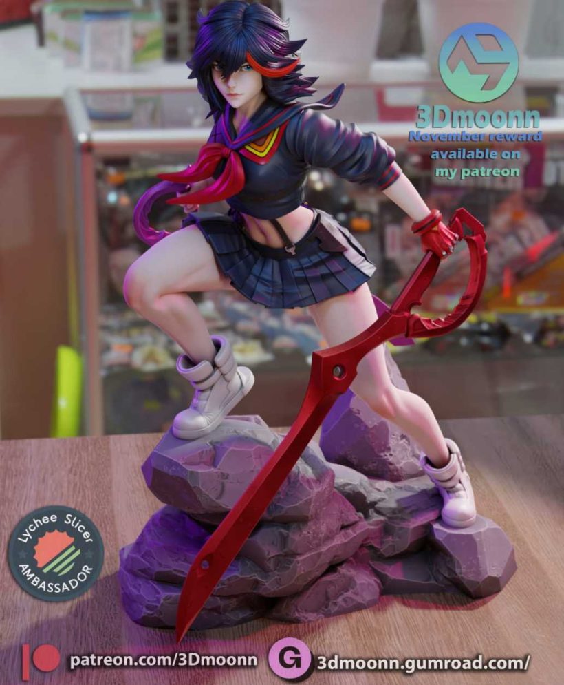 ryuko matoi sfw only - STL 3D print files