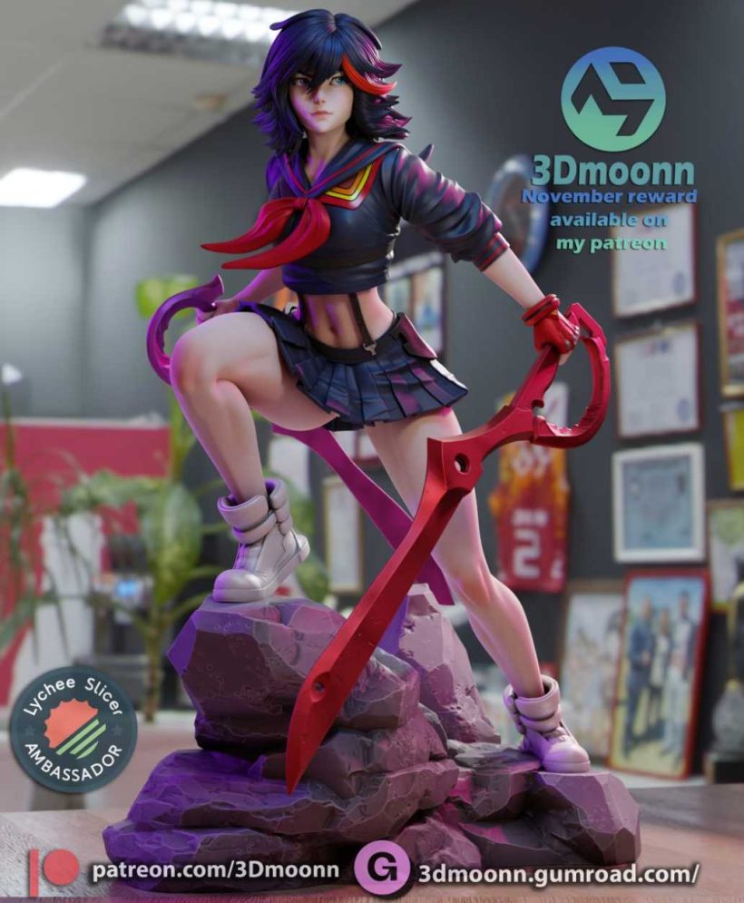 ryuko matoi sfw only - STL 3D print files