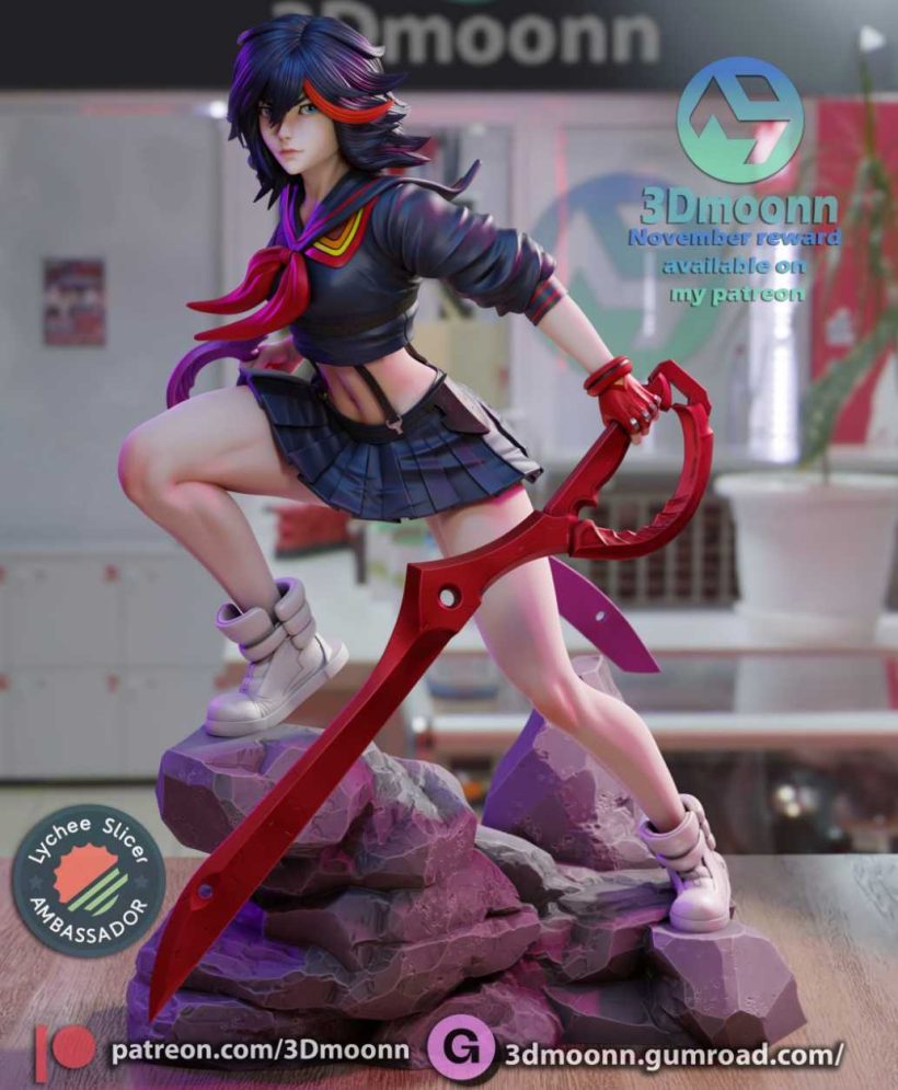 ryuko matoi sfw only - STL 3D print files