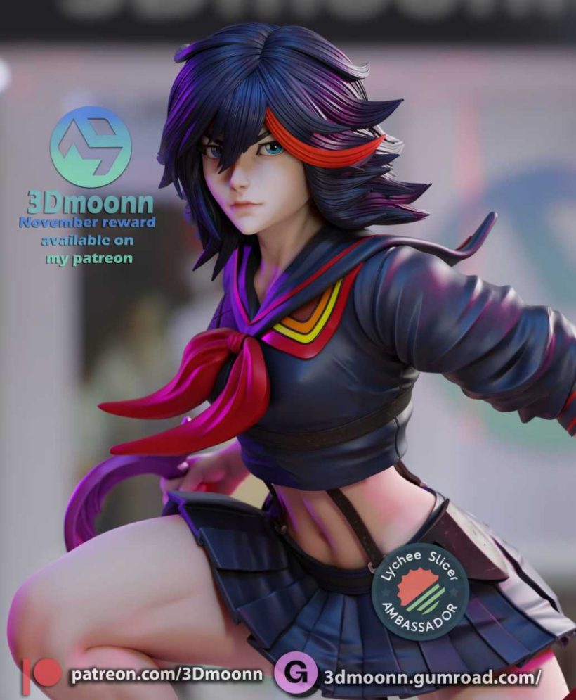 ryuko matoi sfw only - STL 3D print files