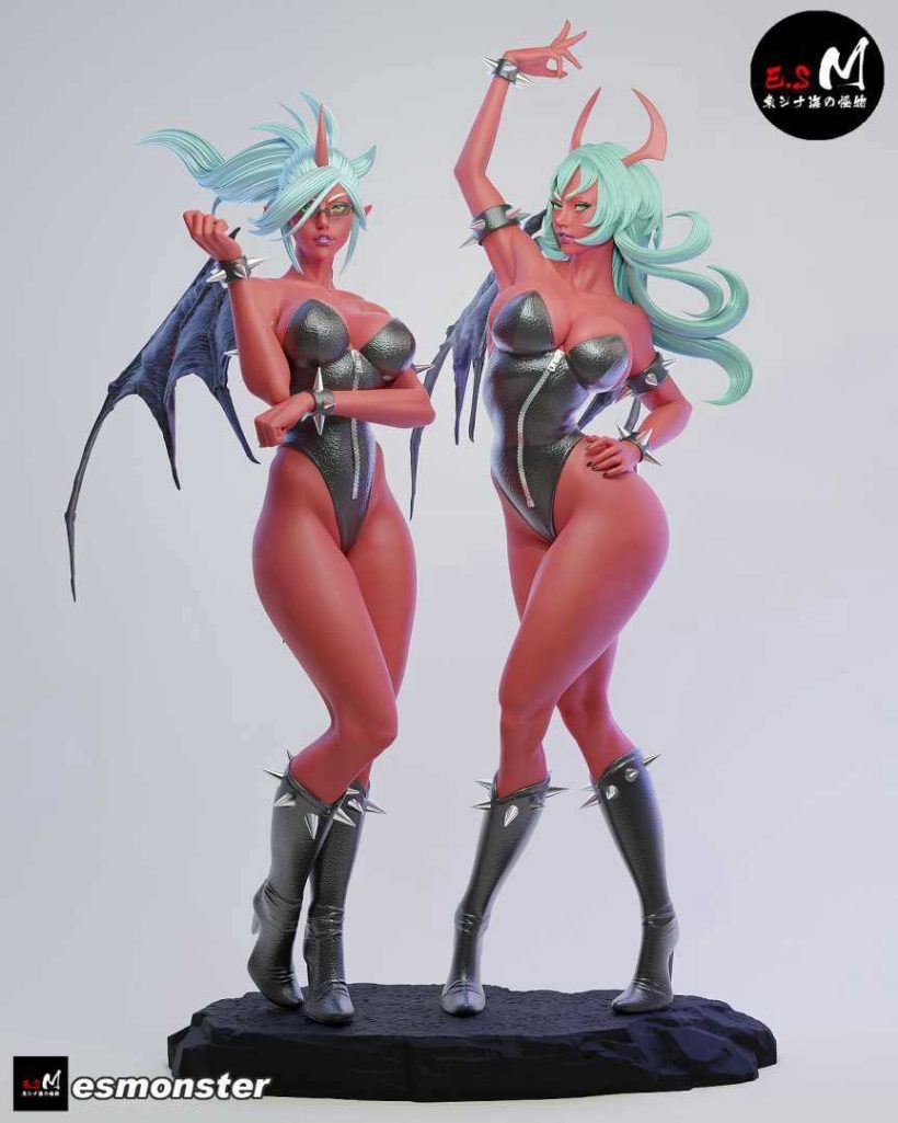 Scanty and Kneesocks - sfw - nsfw - STL - STL 3D print files