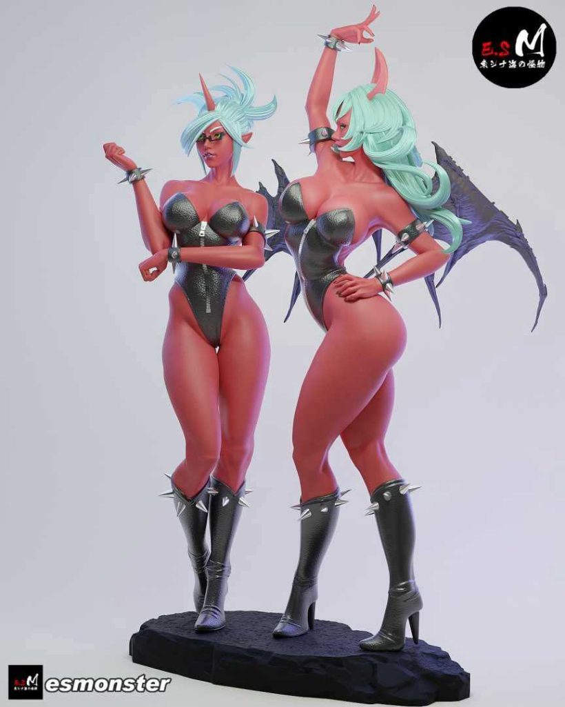 Scanty and Kneesocks - sfw - nsfw - STL - STL 3D print files
