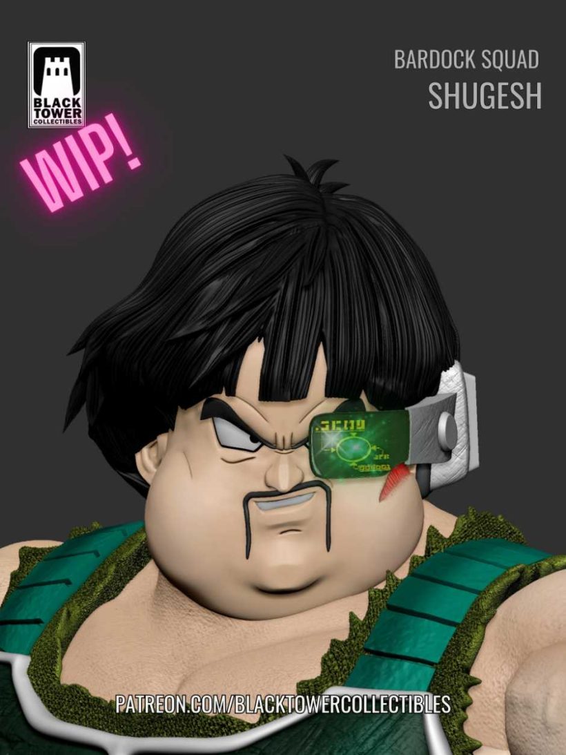 Shugesh Escuadon De Bardock - STL 3D print files