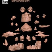Shugesh Escuadon De Bardock - STL 3D print files