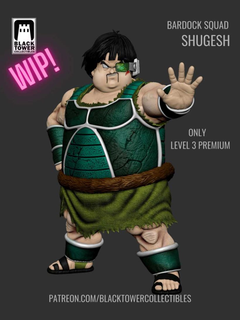 Shugesh Escuadon De Bardock - STL 3D print files