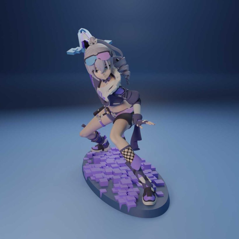 Silver Wolf - STL 3D print files