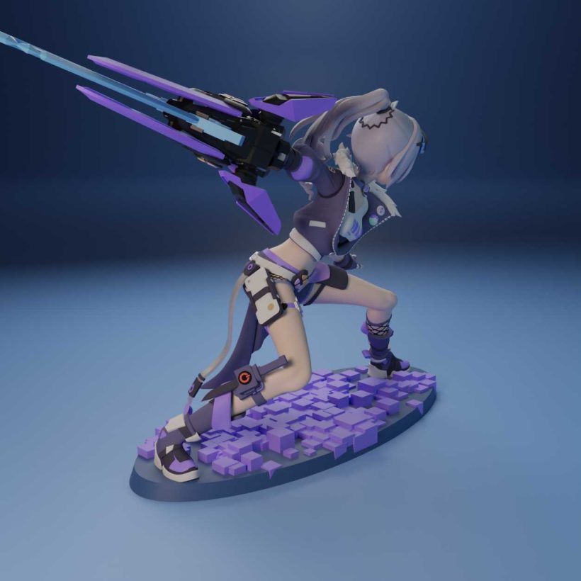 Silver Wolf - STL 3D print files