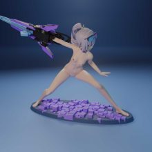 Silver Wolf - STL 3D print files