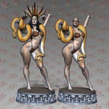 Snake Dancer Terror Girl Printable File - STL 3D print files