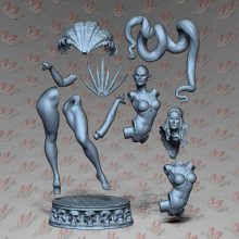 Snake Dancer Terror Girl Printable File - STL 3D print files
