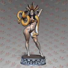 Snake Dancer Terror Girl Printable File - STL 3D print files