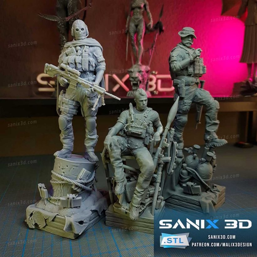 Soap Call Of Duty - STL 3D print files