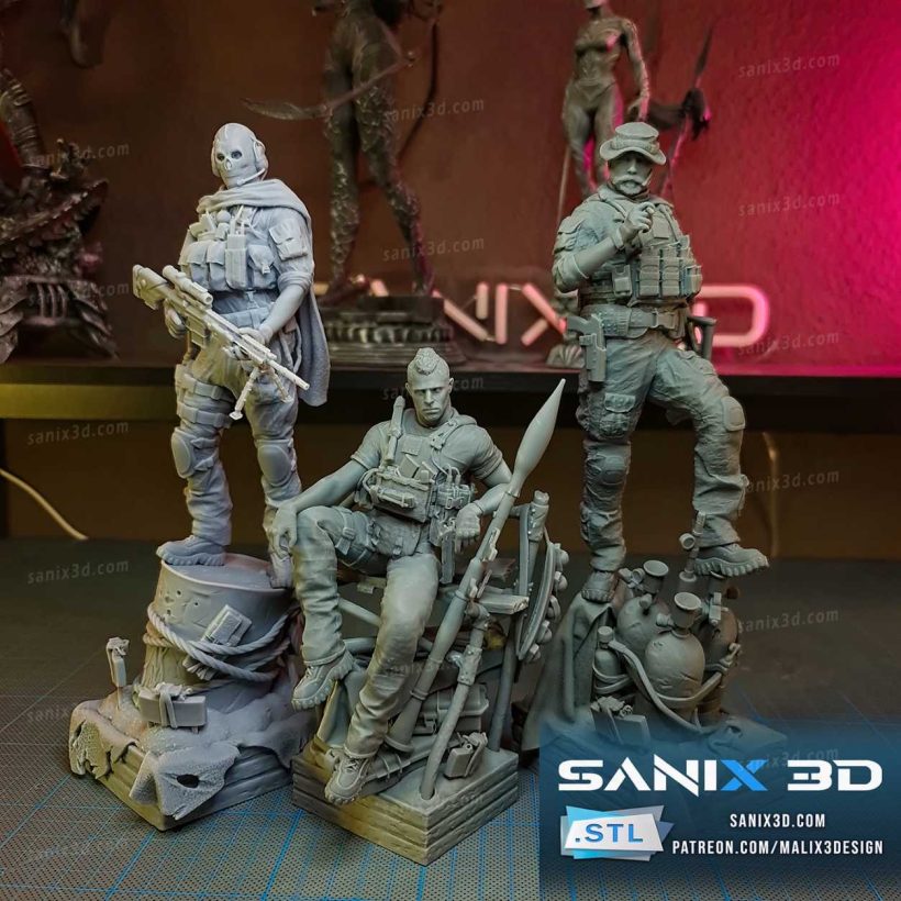 Soap Call Of Duty - STL 3D print files