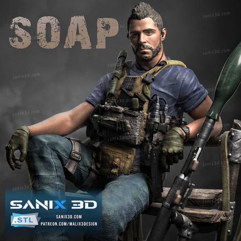 Soap Call Of Duty - STL 3D print files