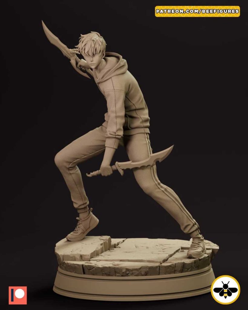 Solo Leveling Sung Jin Woo - STL 3D print files