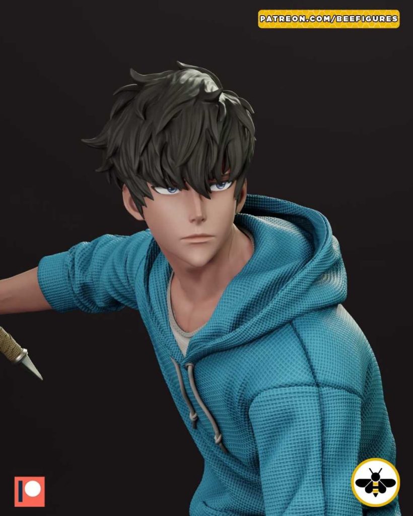 Solo Leveling Sung Jin Woo - STL 3D print files