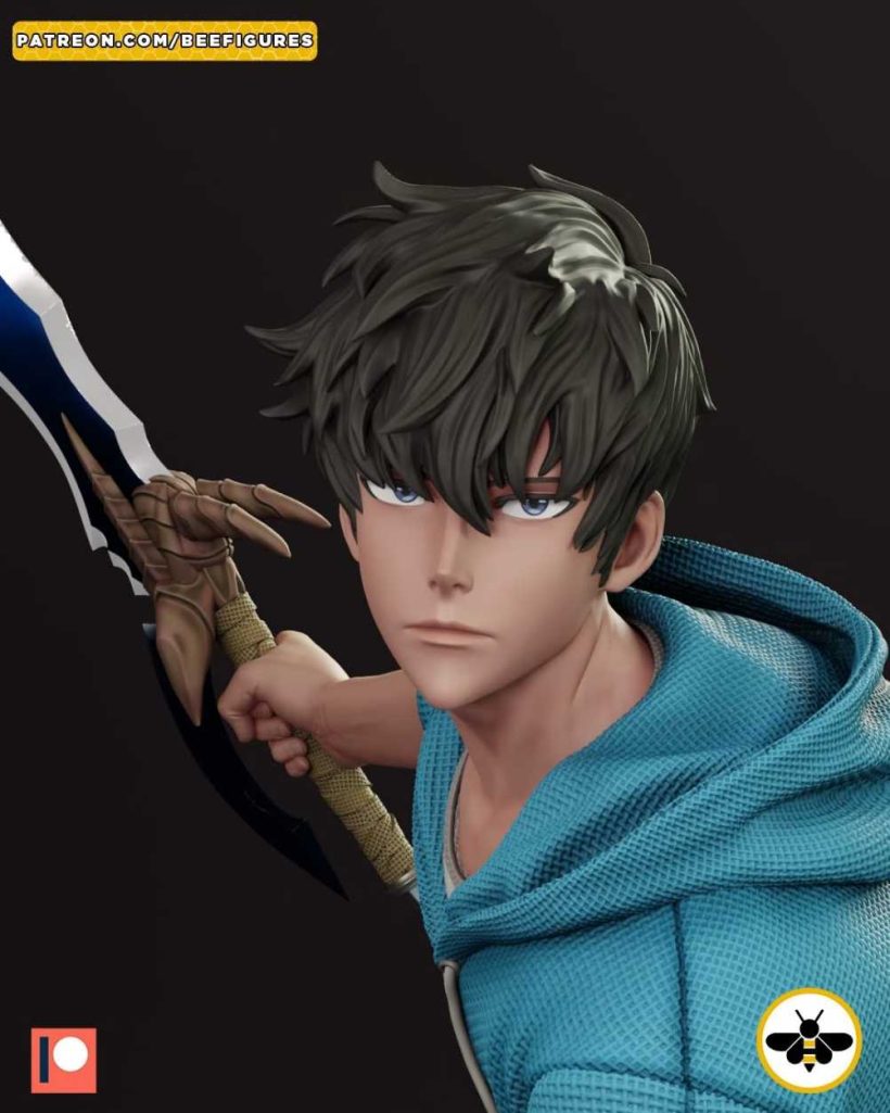 Solo Leveling Sung Jin Woo - STL 3D print files