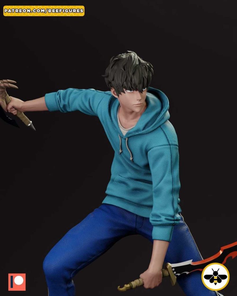 Solo Leveling Sung Jin Woo - STL 3D print files