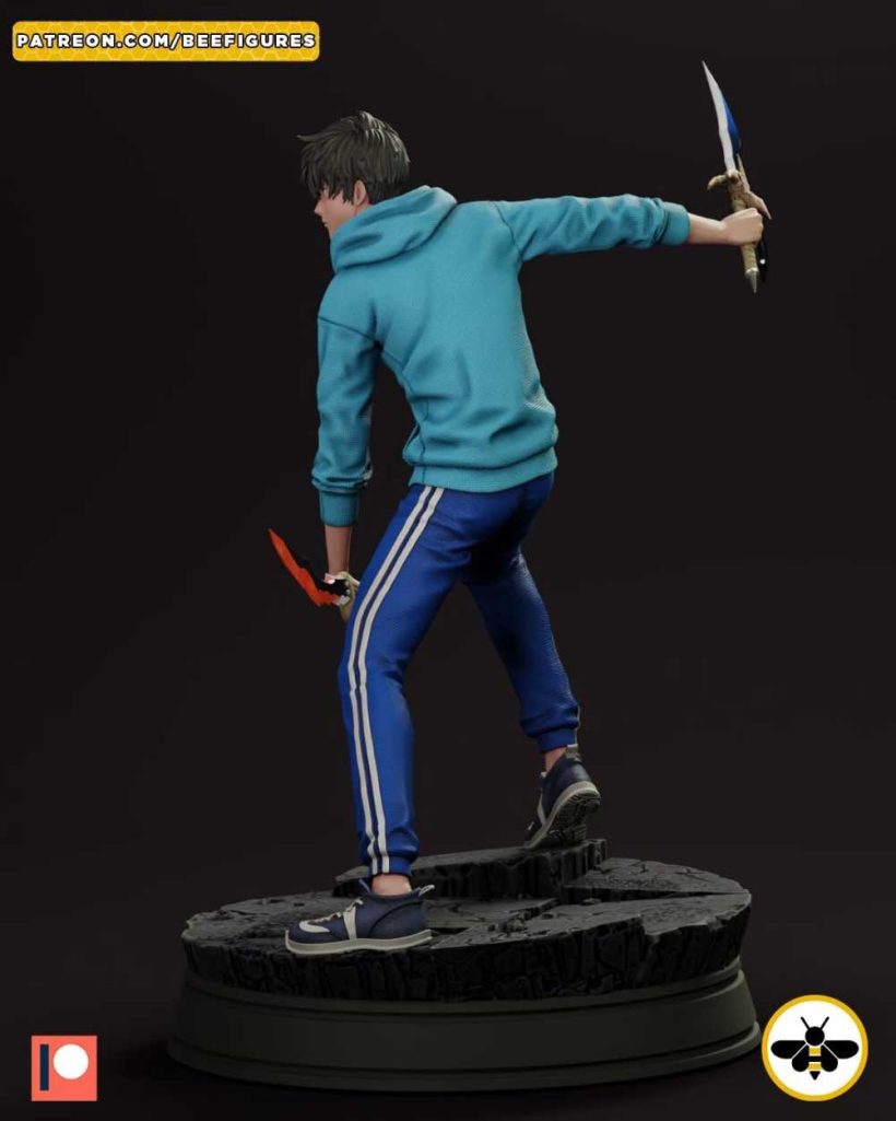 Solo Leveling Sung Jin Woo - STL 3D print files