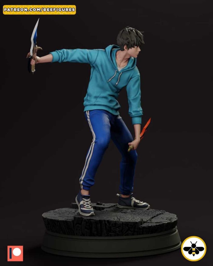 Solo Leveling Sung Jin Woo - STL 3D print files