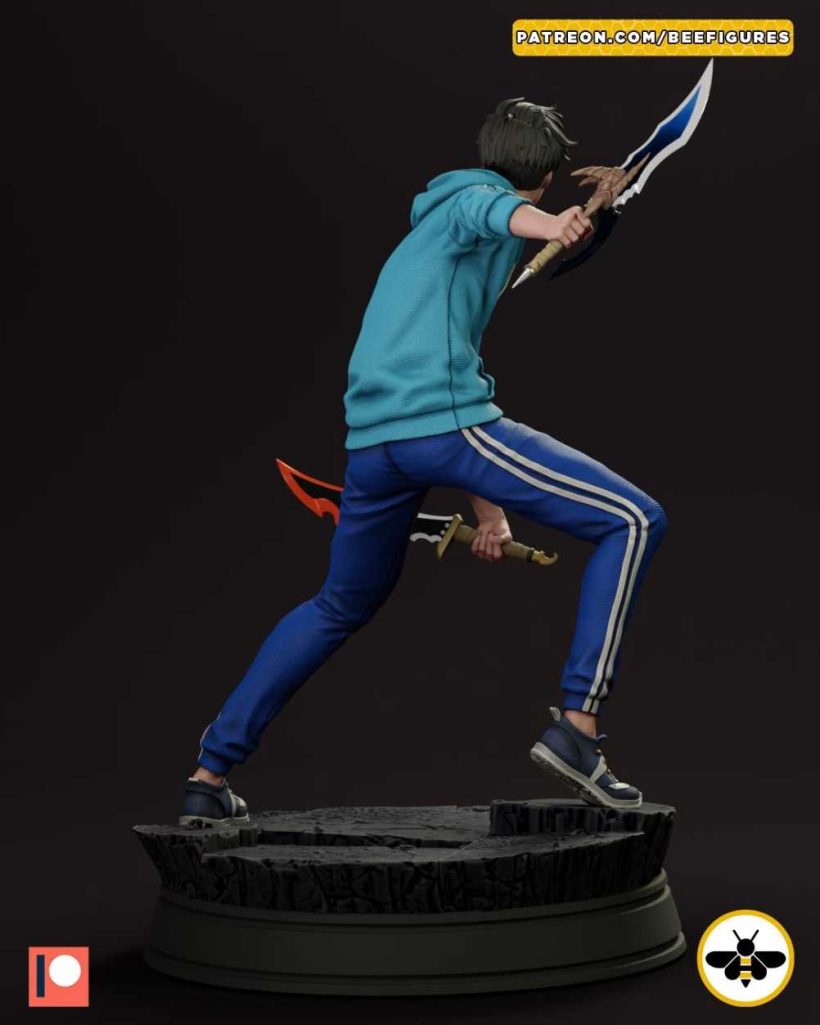 Solo Leveling Sung Jin Woo - STL 3D print files