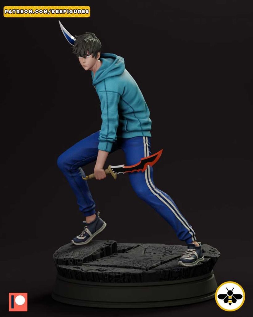 Solo Leveling Sung Jin Woo - STL 3D print files