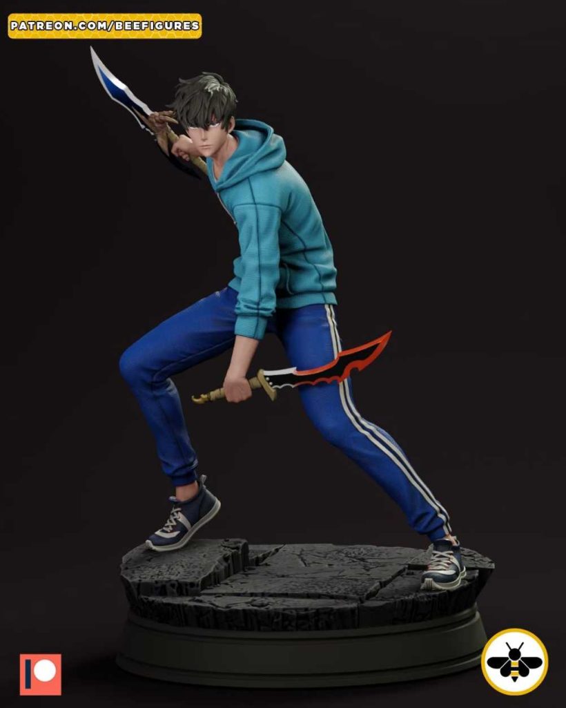 Solo Leveling Sung Jin Woo - STL 3D print files