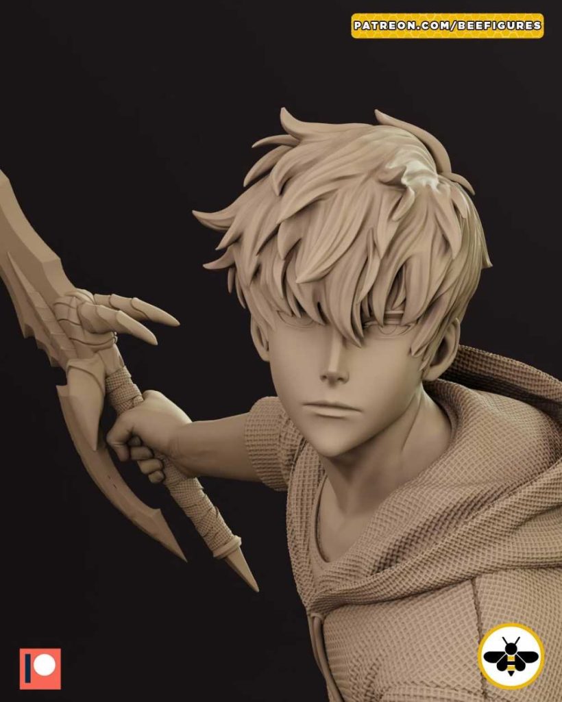 Solo Leveling Sung Jin Woo - STL 3D print files