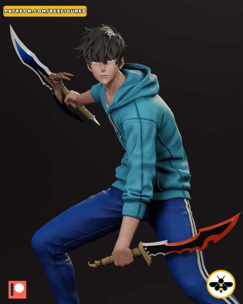 Solo Leveling Sung Jin Woo - STL 3D print files