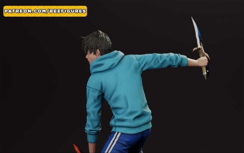 Solo Leveling - Sung Jin-woo - STL - STL 3D print files