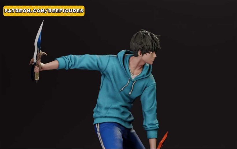 Solo Leveling - Sung Jin-woo - STL - STL 3D print files