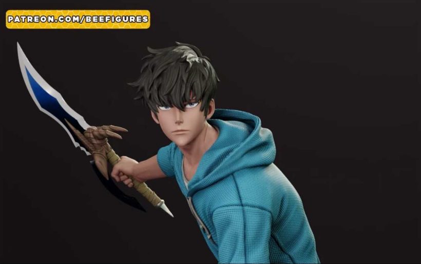 Solo Leveling - Sung Jin-woo - STL - STL 3D print files
