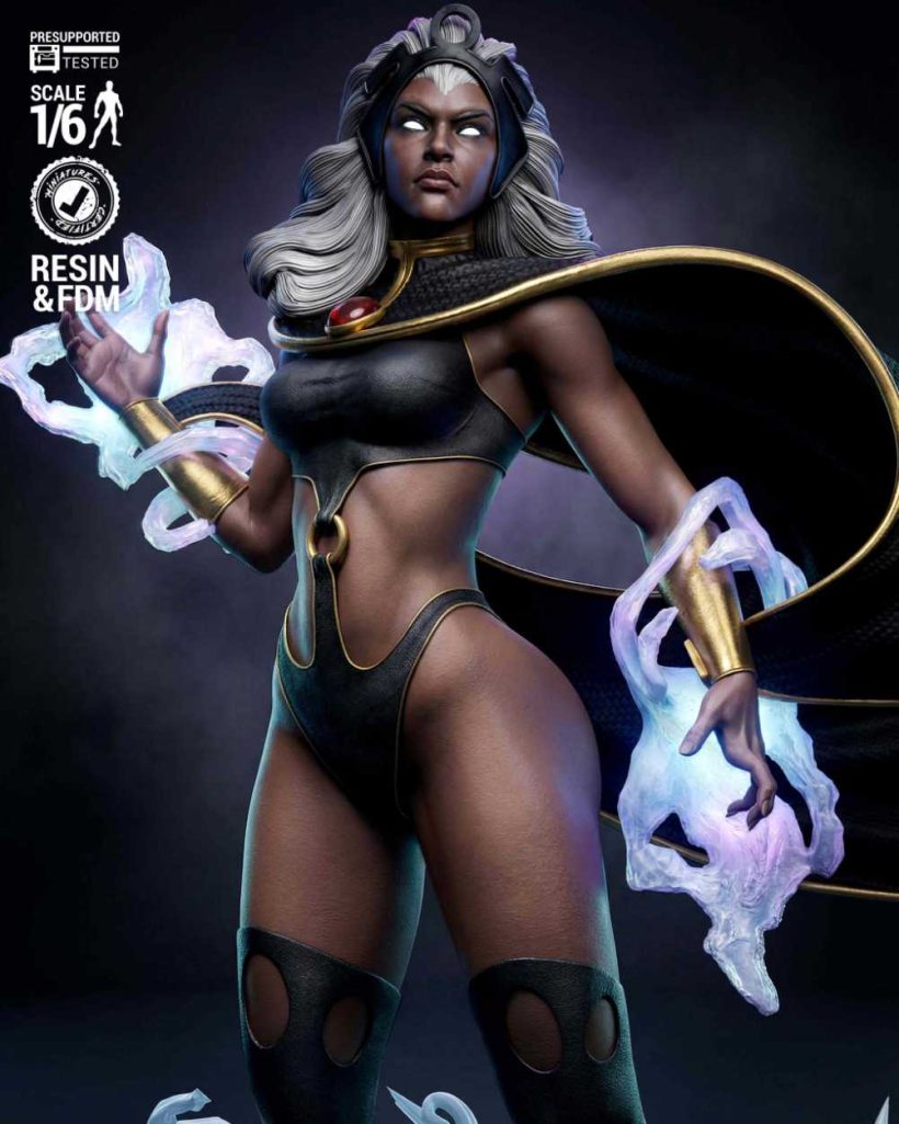 Storm Black Sculpture - STL 3D print files