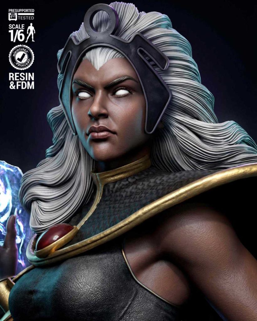Storm Black Sculpture - STL 3D print files