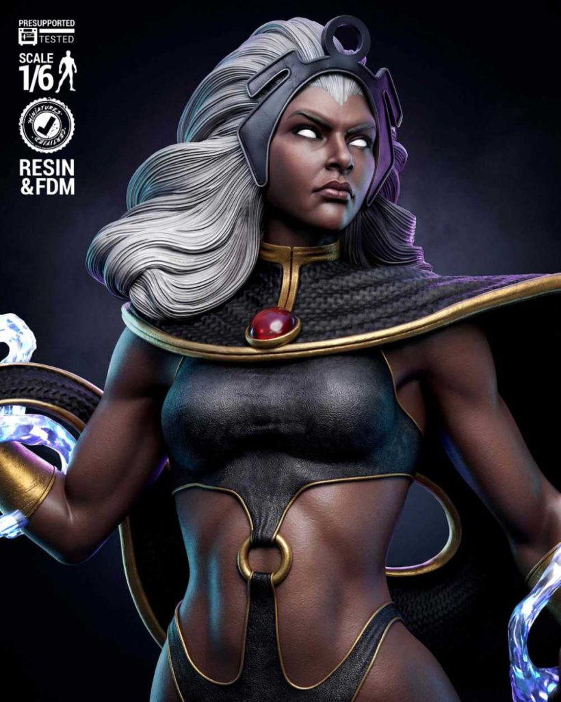 Storm Black Sculpture - STL 3D print files