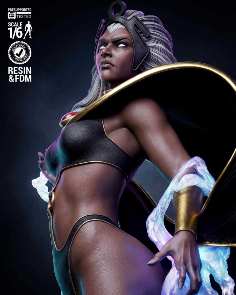 Storm Black Sculpture - STL 3D print files