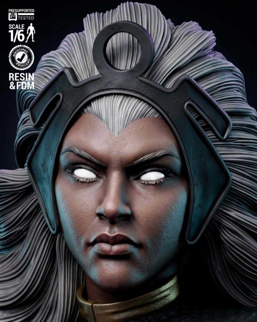 Storm Black Sculpture - STL 3D print files