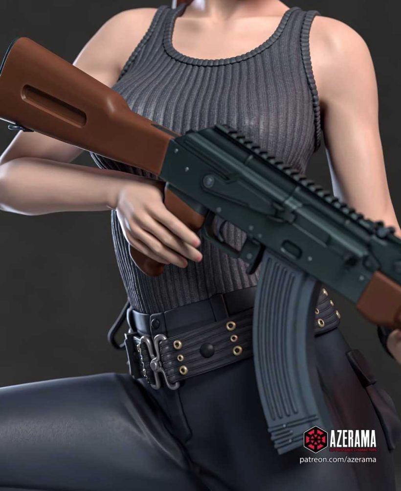 Terminator - Sarah Connor + NSFW - STL 3D print files