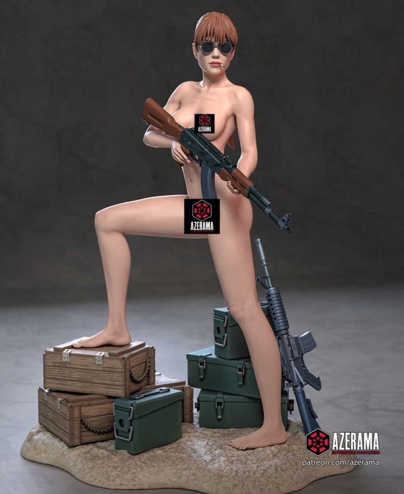 Terminator - Sarah Connor + NSFW - STL 3D print files