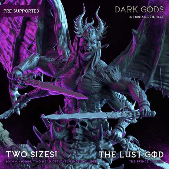 The Lust God Prince Of Pain - STL 3D print files