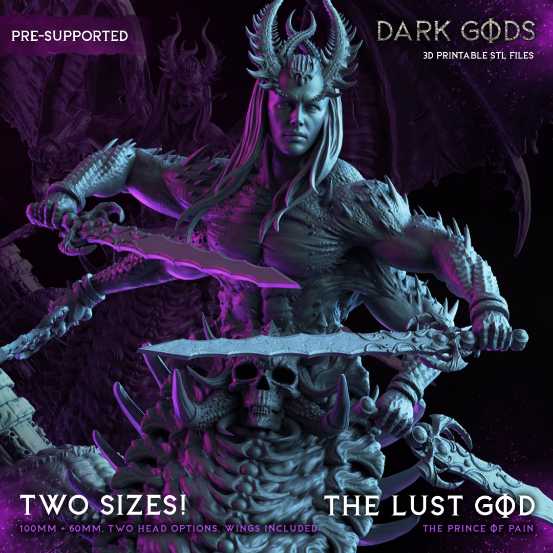 The Lust God Prince Of Pain - STL 3D print files