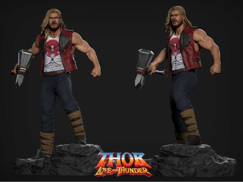 Thor Love And Thunder Naked - STL 3D print files