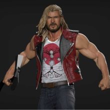 Thor Love And Thunder Naked - STL 3D print files