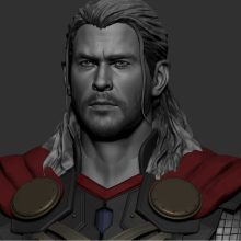 Thor Love And Thunder Naked - STL 3D print files