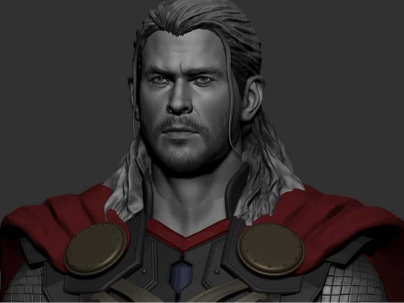 Thor Love And Thunder Naked - STL 3D print files